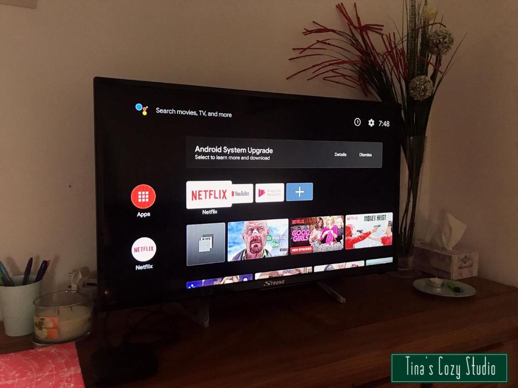 TV a/nebo společenská místnost v ubytování Tina’s Cozy Studio