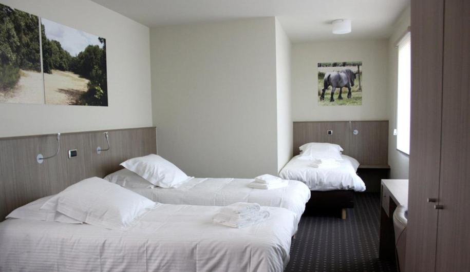 Postel nebo postele na pokoji v ubytování Hotel Otus