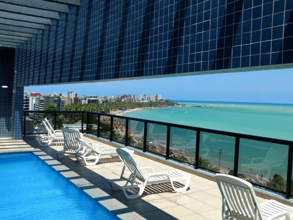  Apartamento Luxo 2 Quartos a Beira Mar