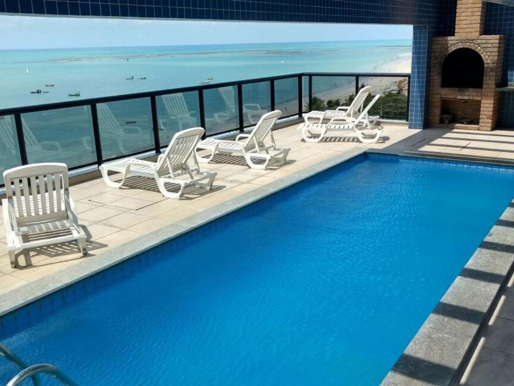  Apartamento Luxo 2 Quartos a Beira Mar