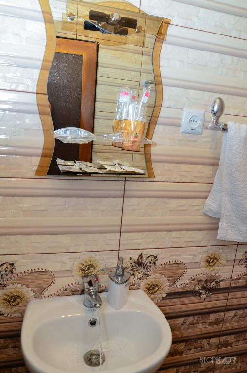 Koupelna v ubytování Narek B&B