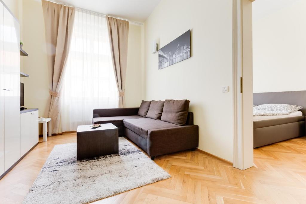 Posezení v ubytování Apartment Hálkova 5