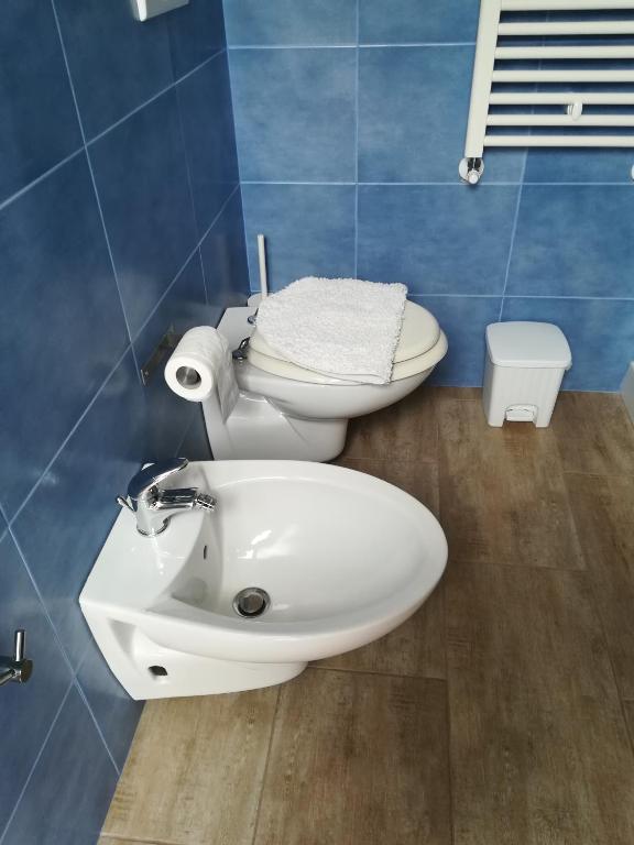 Koupelna v ubytování LA TERRAZZA SU ROMA