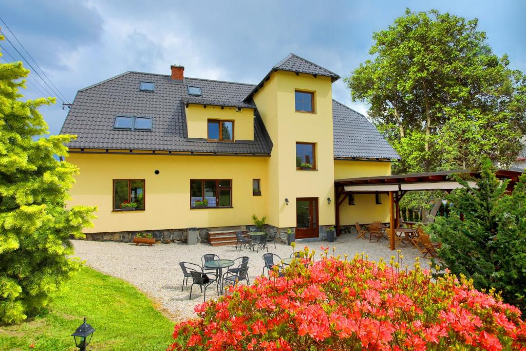 Zahrada ubytování Hostinec u Rudy