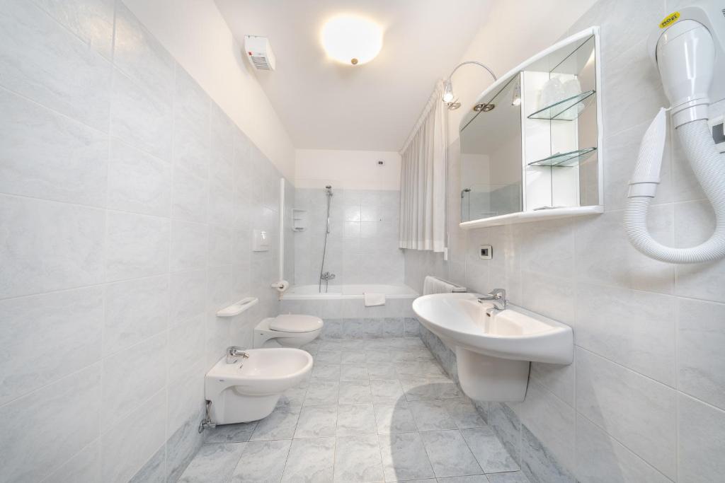 Koupelna v ubytování Hotel Karinhall