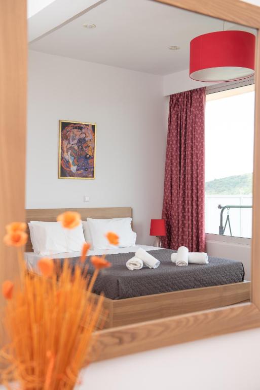Posezení v ubytování Calypso Apartments