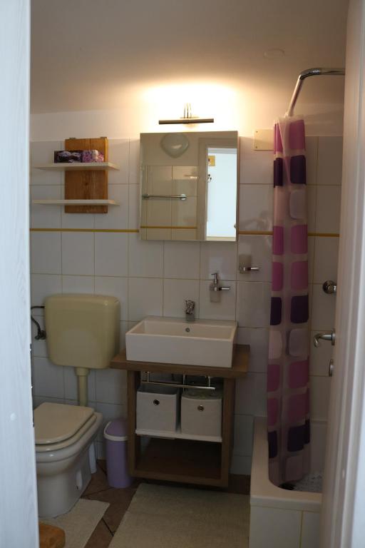 Koupelna v ubytování IL LILLA
