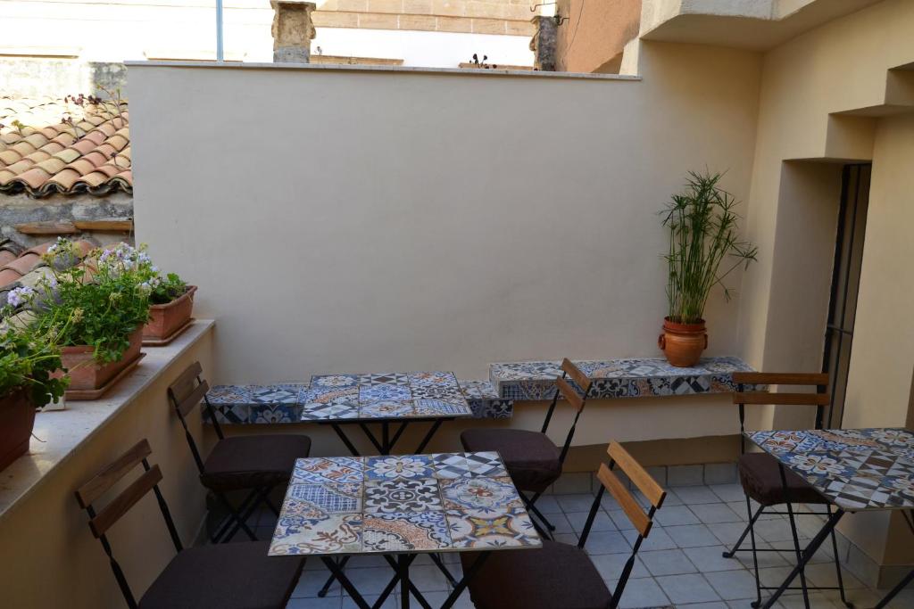 Balkón nebo terasa v ubytování BnB Agorà Panoramic Rooms