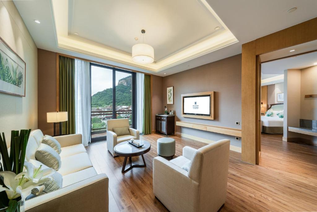 TV a/nebo společenská místnost v ubytování C&D Resort,Wuyi Mountain