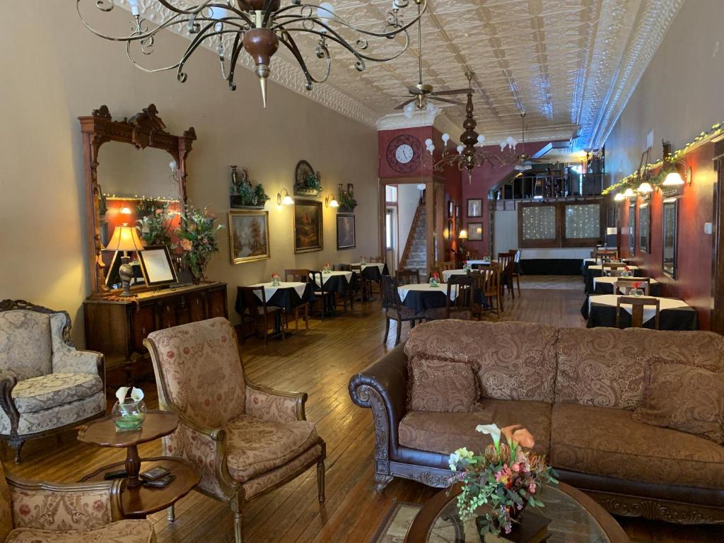 Posezení v ubytování Hotel Garza