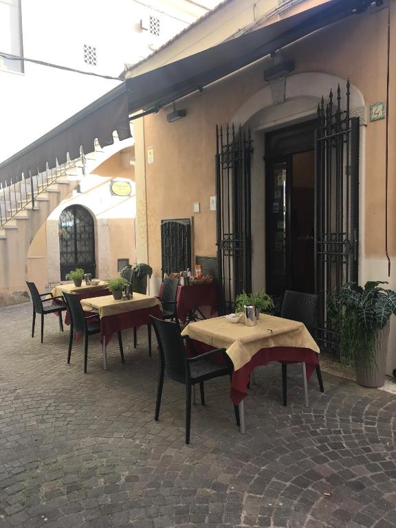 Balkón nebo terasa v ubytování Albergo Ristorante del Cacciatore