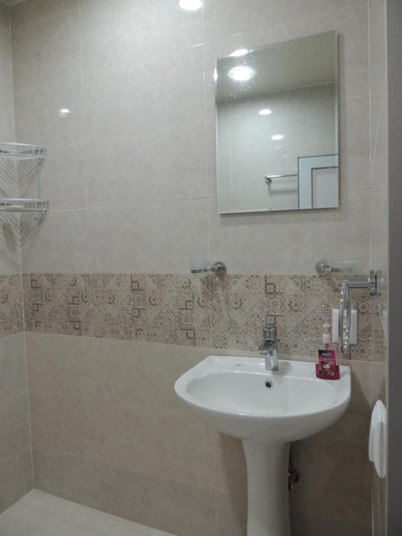 Koupelna v ubytování Blue Guesthouse