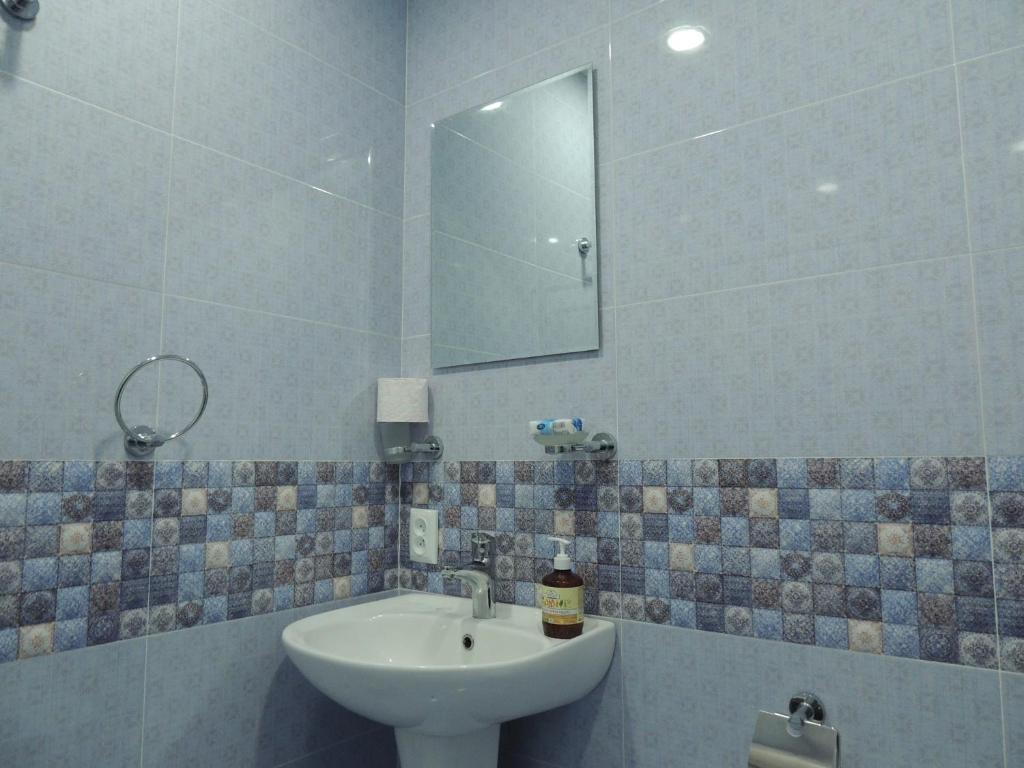 Koupelna v ubytování Blue Guesthouse