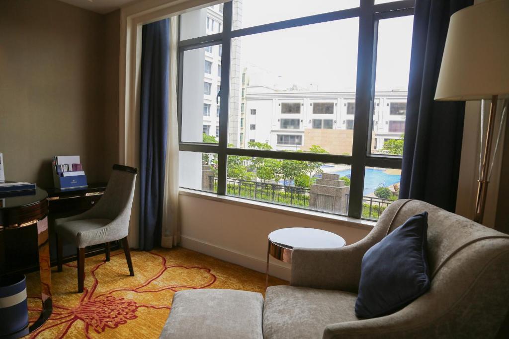 Posezení v ubytování Shenzhen Dayhello international Hotel (Baoan)