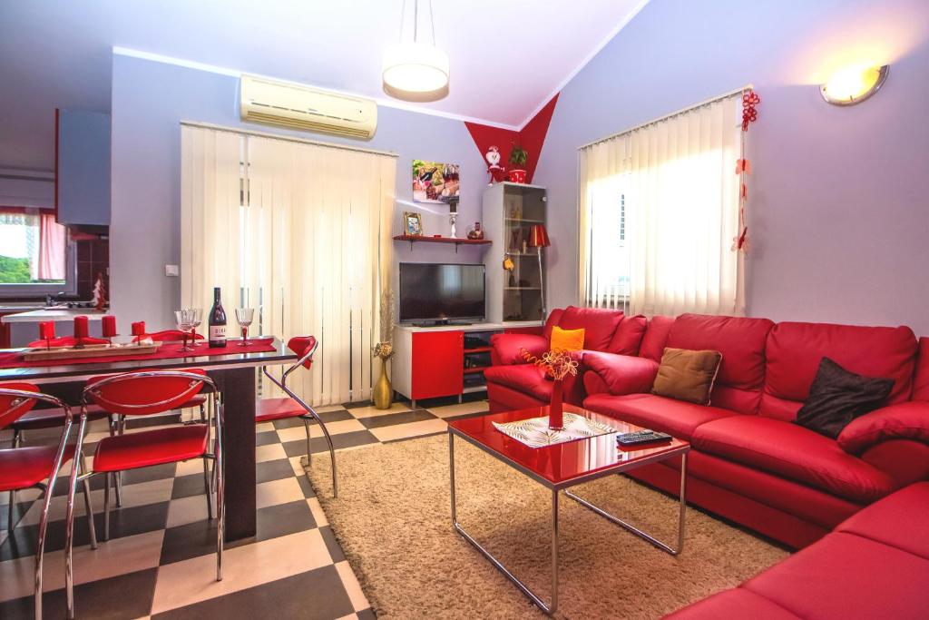 Posezení v ubytování Apartments Saric