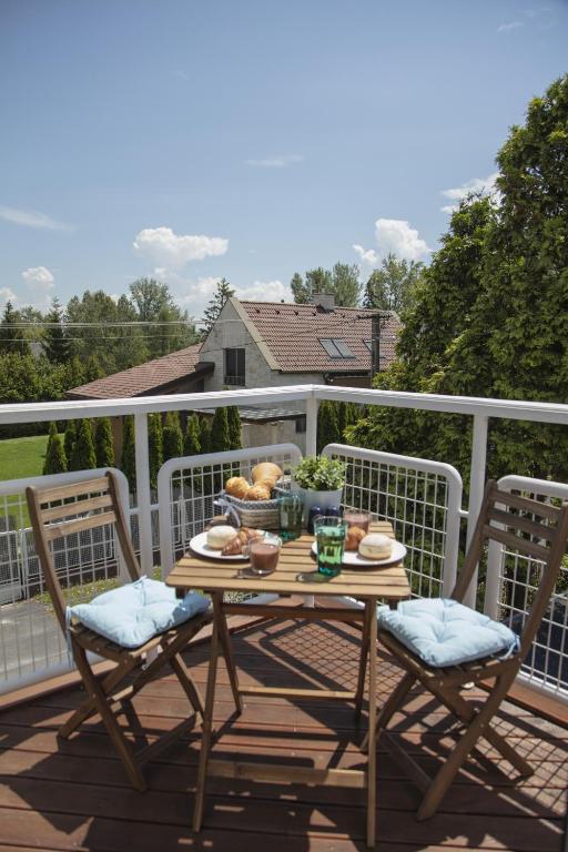 Balkón alebo terasa v ubytovaní TópART Apartman I
