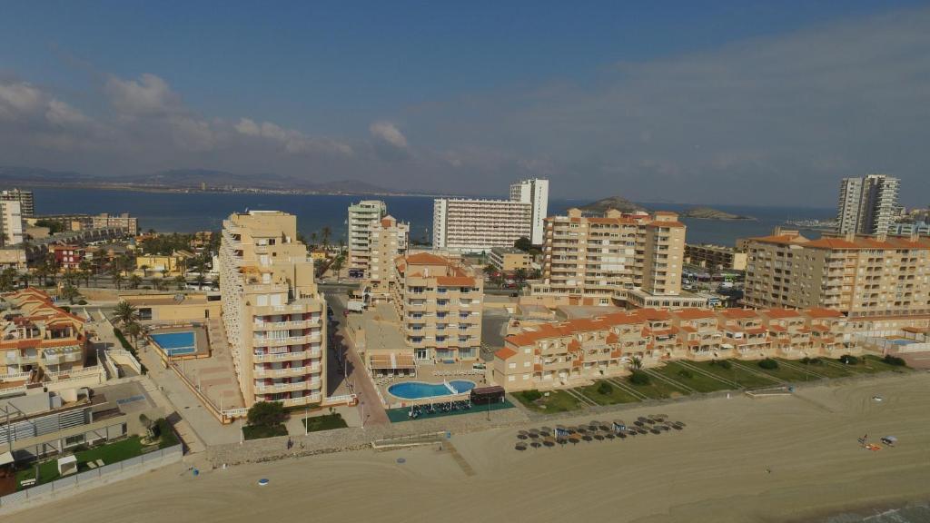 Letecký snímek ubytování Apartamentos La Mirage