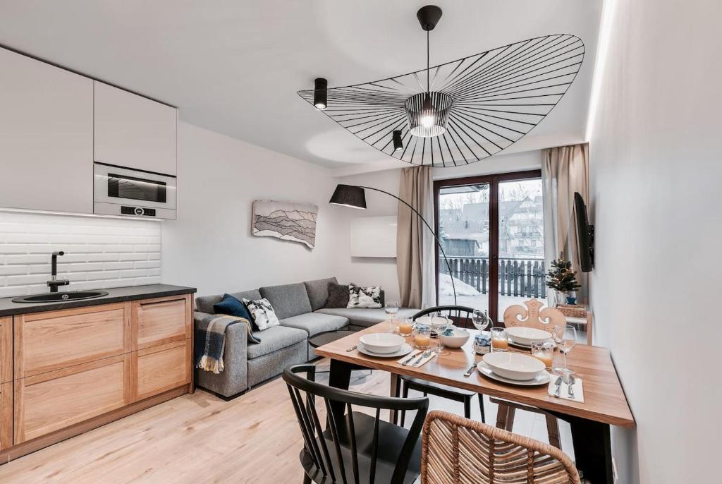 Χώρος καθιστικού στο Apartament Wierchy