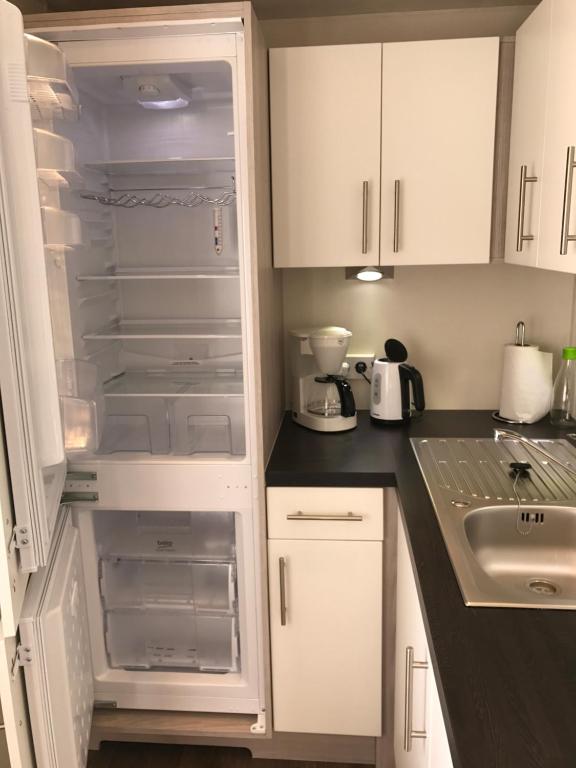 Kuchyň nebo kuchyňský kout v ubytování Tannisby Camping