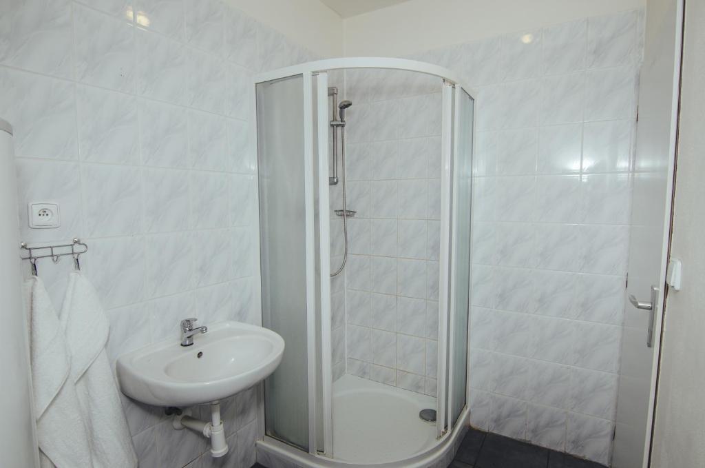 Koupelna v ubytování Guest House Na Hřišti