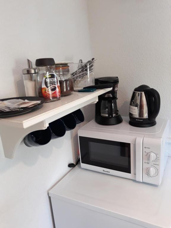 Kuchyň nebo kuchyňský kout v ubytování Villafranco Apartamentos