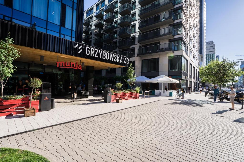 Budynek, w którym mieści się apartament
