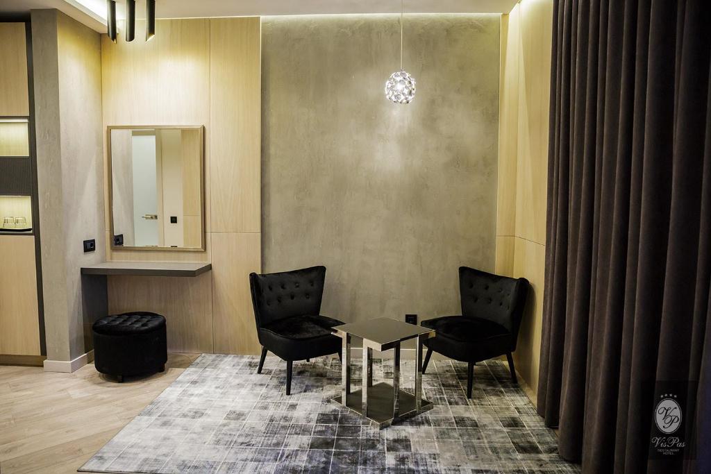 Posezení v ubytování VisPas Hotel