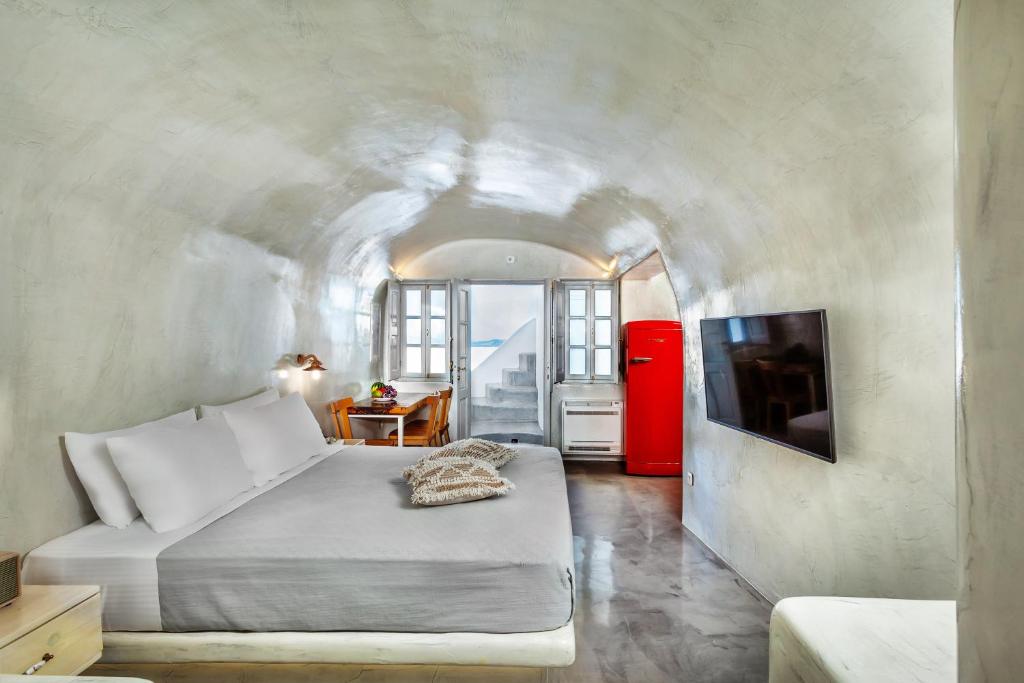 Postel nebo postele na pokoji v ubytování Diamond Luxury Suites Collection