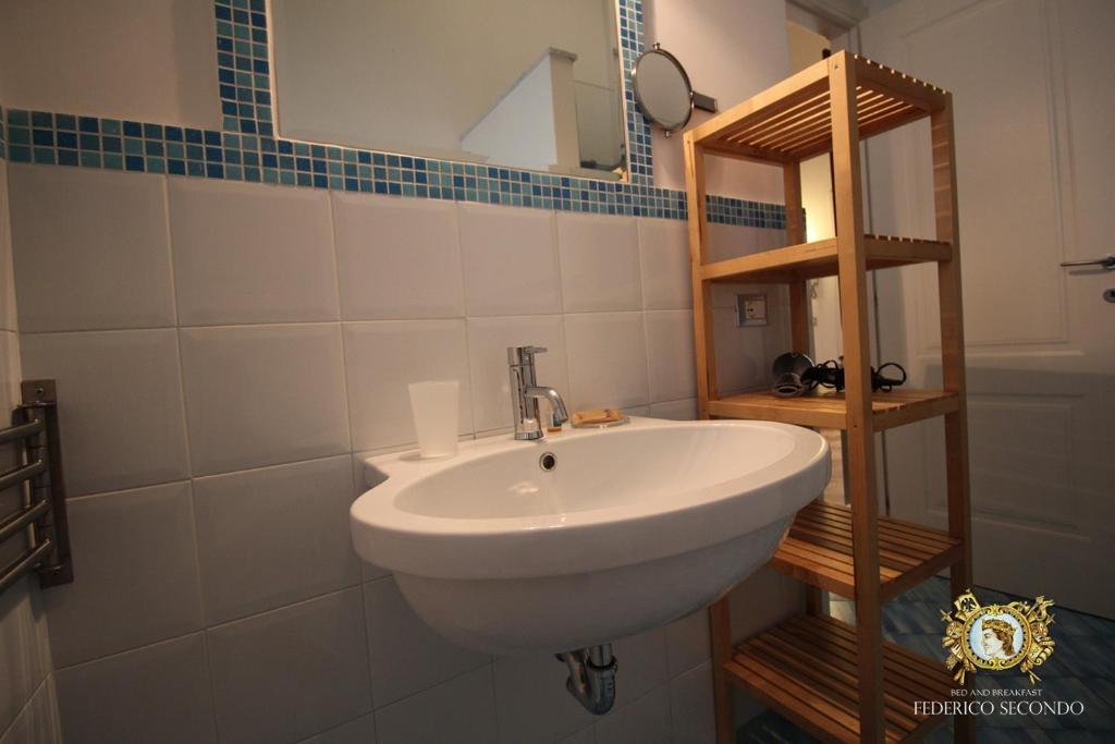 Kúpeľňa v ubytovaní Federico Secondo B&B