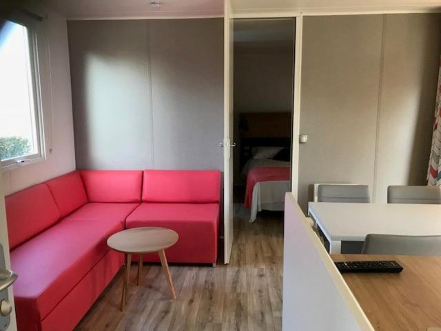 Posezení v ubytování Camping Ty Nénez
