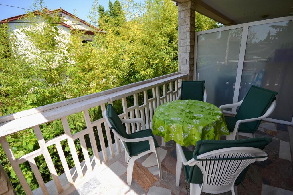 Balkón nebo terasa v ubytování Jutta Apartment