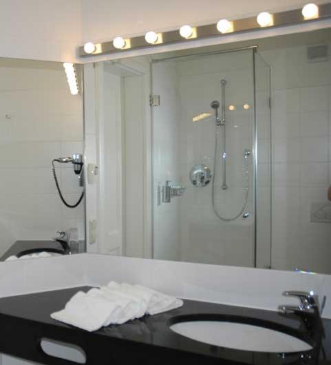 Koupelna v ubytování Hotel Goldenes Kreuz