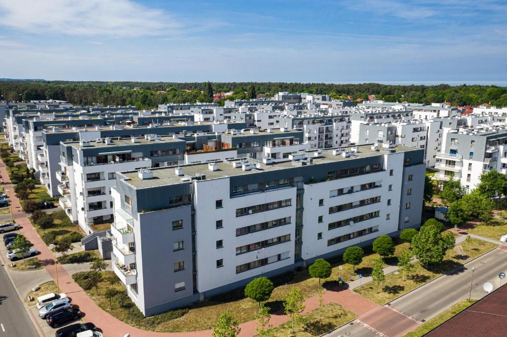Budynek, w którym mieści się apartament
