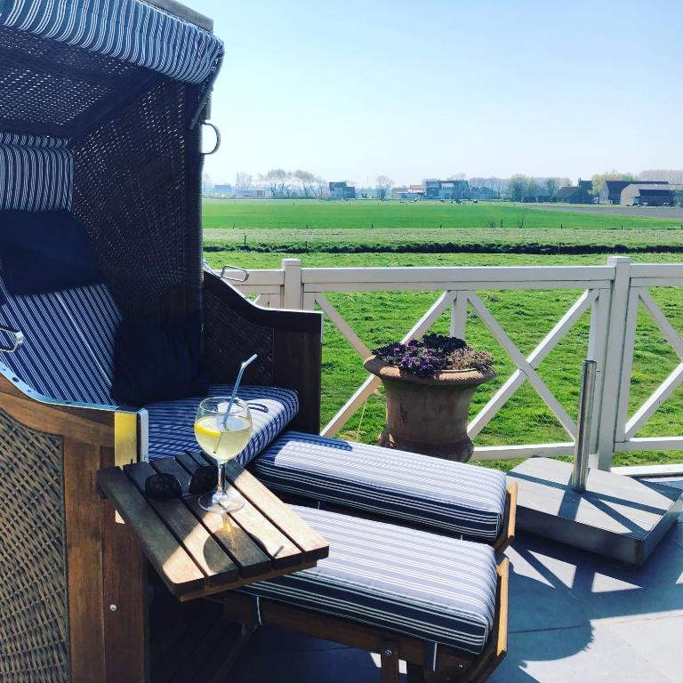 Balkón nebo terasa v ubytování Bed & Breakfast Het Zilte Zand - luxe ontbijt - gratis parking - Westende Middelkerke
