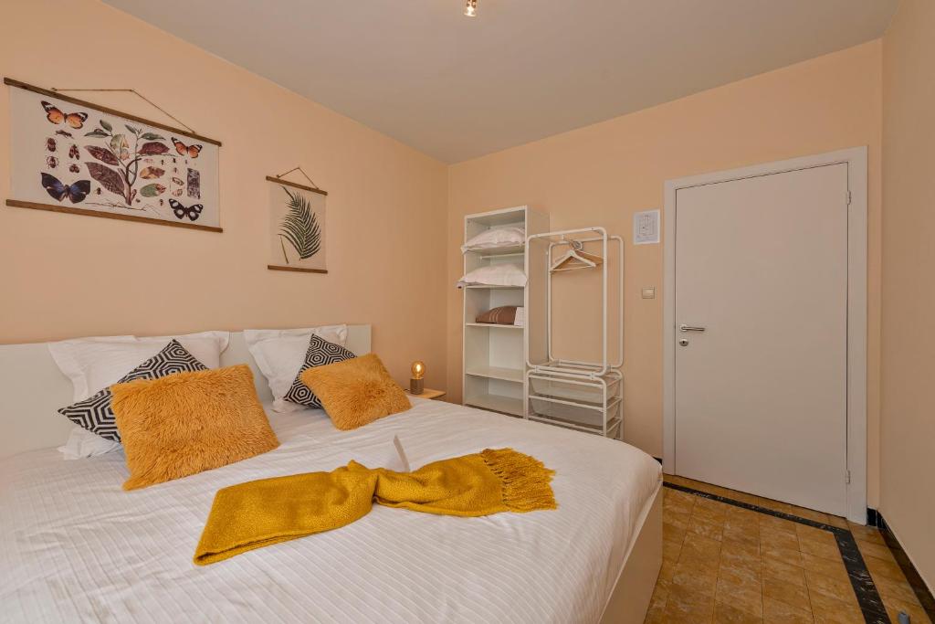 Postel nebo postele na pokoji v ubytování Vlaeberg Cottage