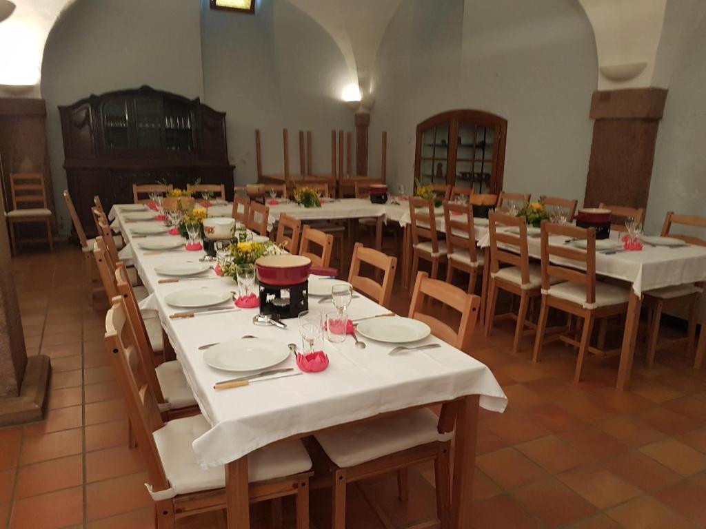 Restaurace v ubytování Ancien Presbytère Albert Schweitzer