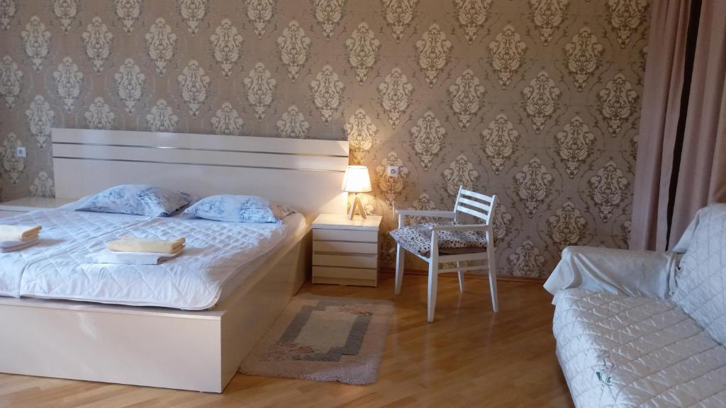 Postel nebo postele na pokoji v ubytování Guest House Keria