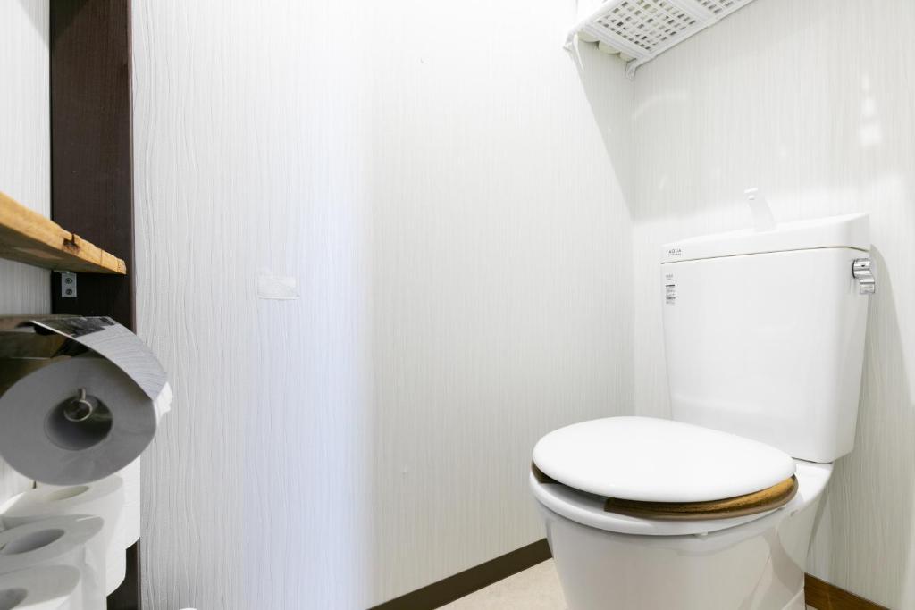 Koupelna v ubytování TOP EDGE HOSTEL Koenji