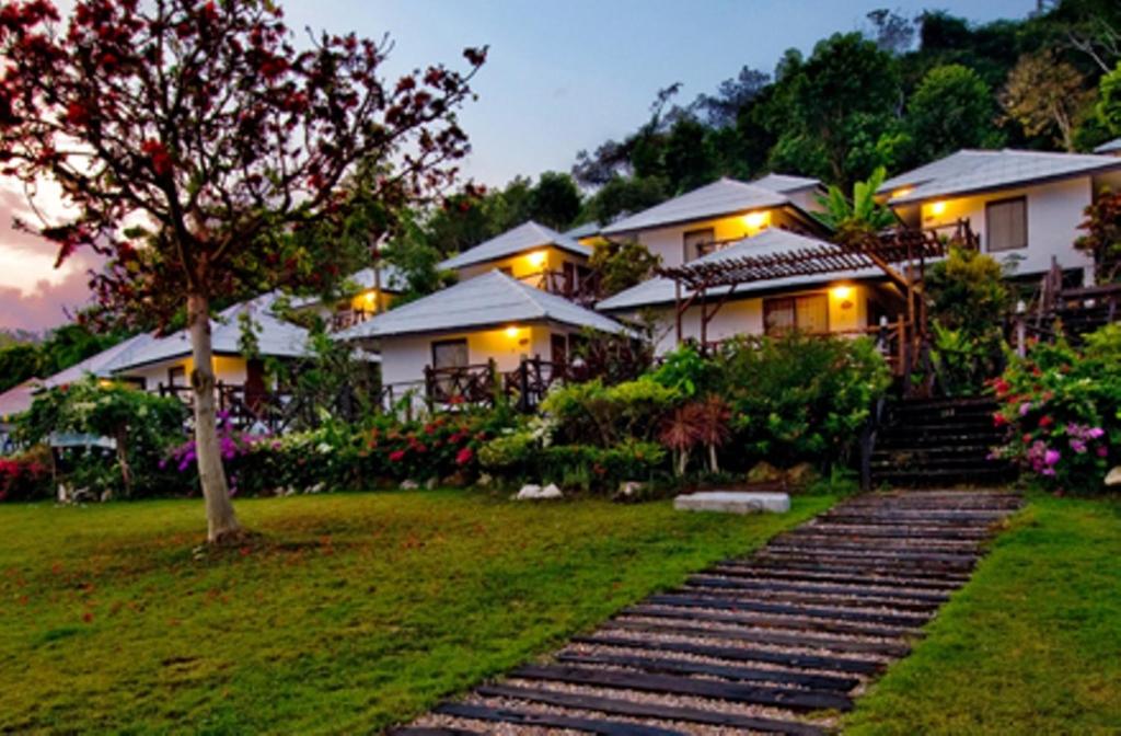 Zahrada ubytování Samed Cliff Resort