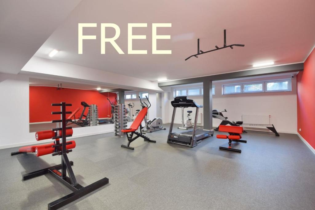 Posilňovňa alebo fitness centrum v ubytovaní Apartament PIER 72 PREMIUM