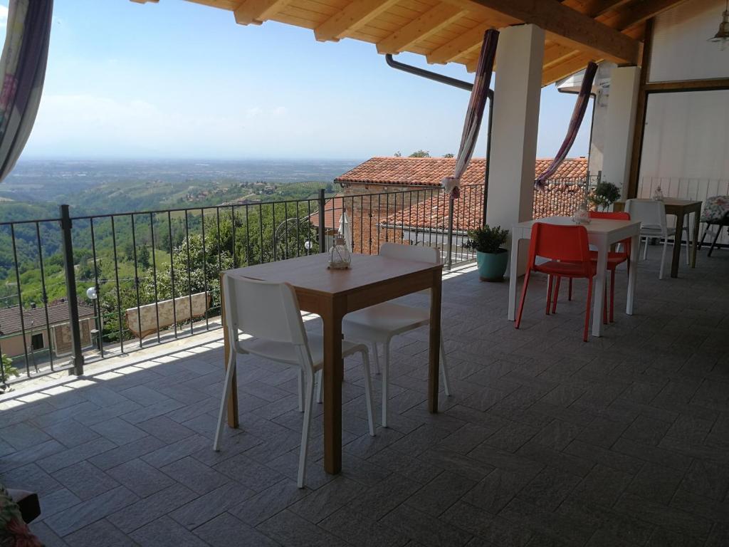 Balkón nebo terasa v ubytování Villa Belvedere Langhe