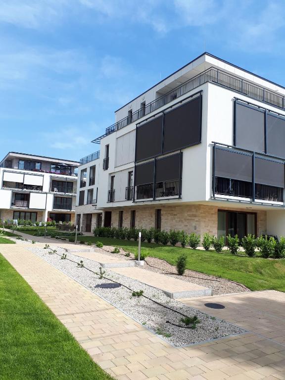 Budynek, w którym mieści się apartament