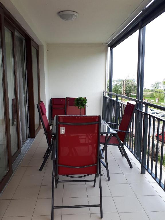 Balkon lub taras w obiekcie Balaton Exclusive Apartman