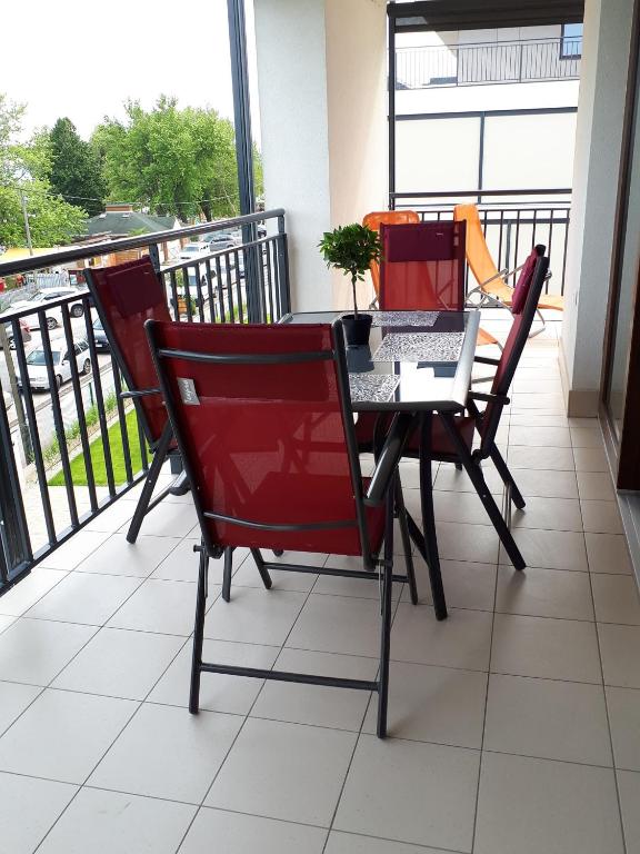 Balkon lub taras w obiekcie Balaton Exclusive Apartman