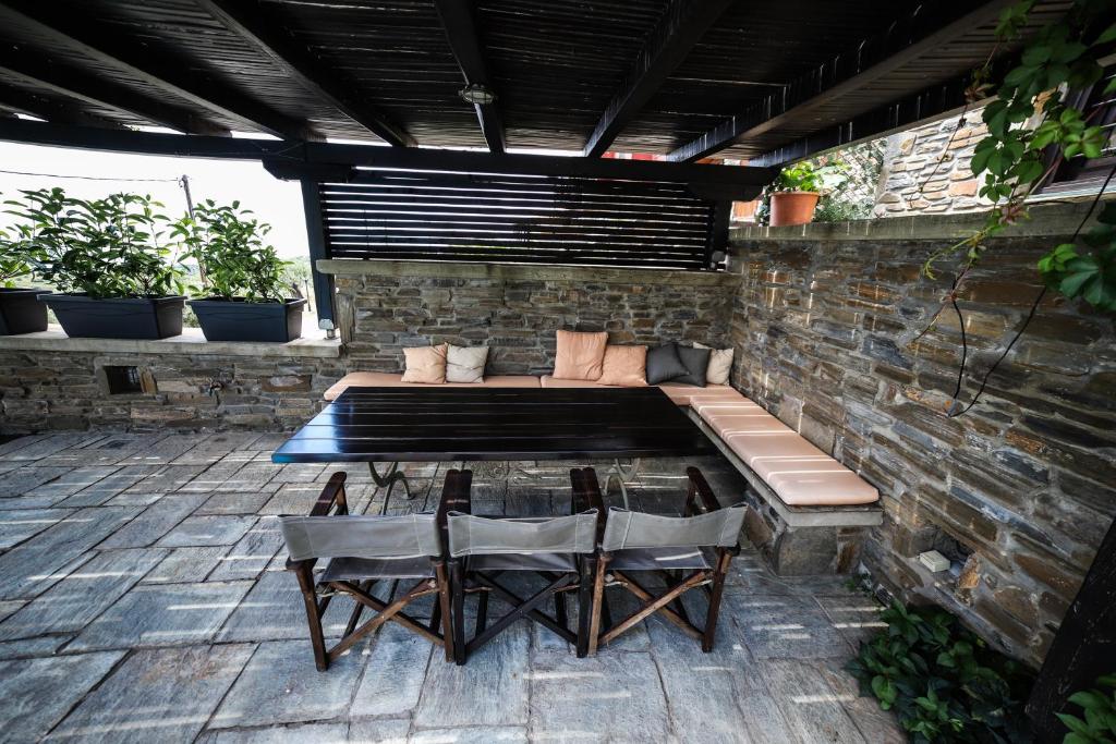 Patio nebo venkovní prostory v ubytování Thea Studios