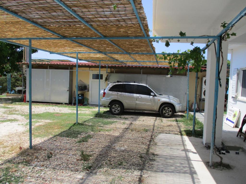 Budova, kde se aparthotel nachází