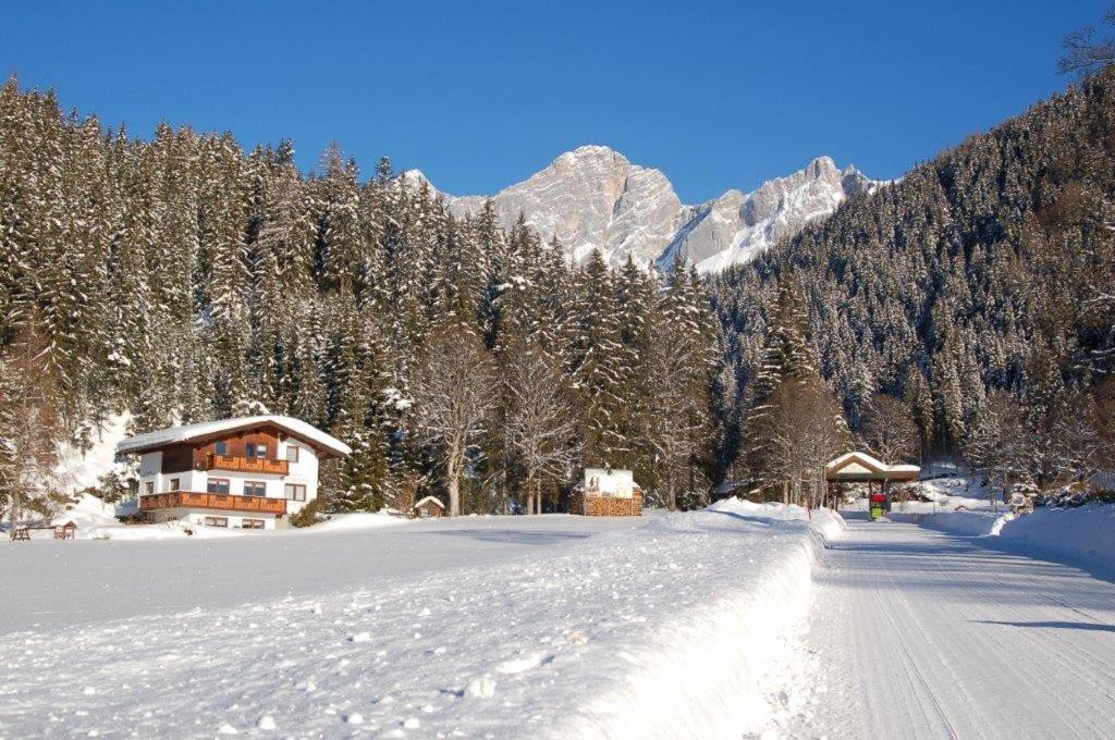 Haus Bergquell v zime