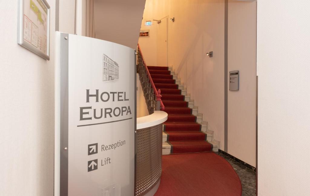 Certifikát, hodnocení, plakát nebo jiný dokument vystavený v ubytování Hotel Europa