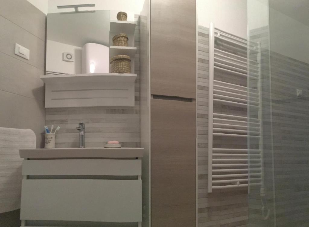Koupelna v ubytování Holly apartman