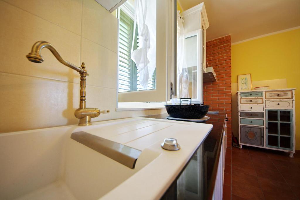 Koupelna v ubytování Apartman Marija